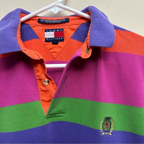 Tommy Hilfiger Vintage 90s y2k Boy Band Polo Shirt - Picture 2 of 5